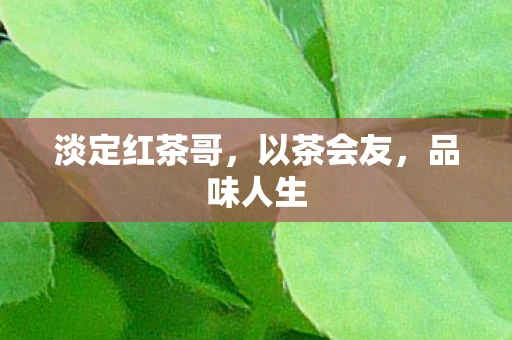 淡定红茶哥，以茶会友，品味人生