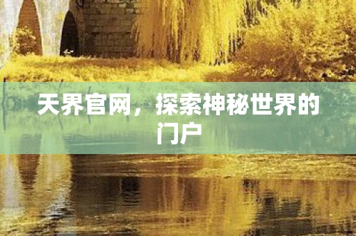 天界官网，探索神秘世界的门户