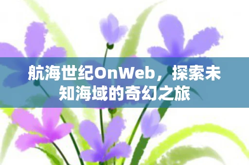 航海世纪OnWeb，探索未知海域的奇幻之旅