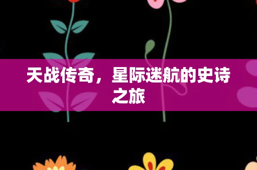 天战传奇，星际迷航的史诗之旅