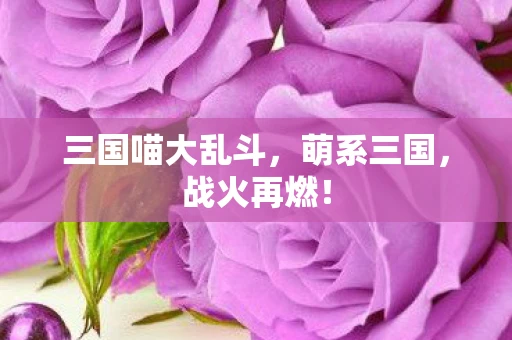 三国喵大乱斗，萌系三国，战火再燃！