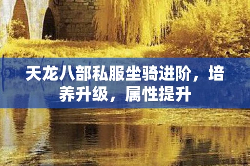 天龙八部私服坐骑进阶，培养升级，属性提升