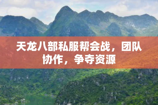 天龙八部私服帮会战，团队协作，争夺资源