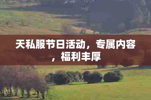 天私服节日活动，专属内容，福利丰厚