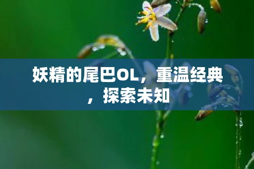 妖精的尾巴OL，重温经典，探索未知