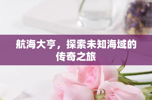 航海大亨，探索未知海域的传奇之旅