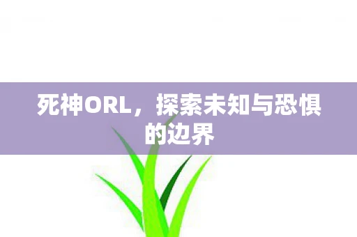 死神ORL，探索未知与恐惧的边界