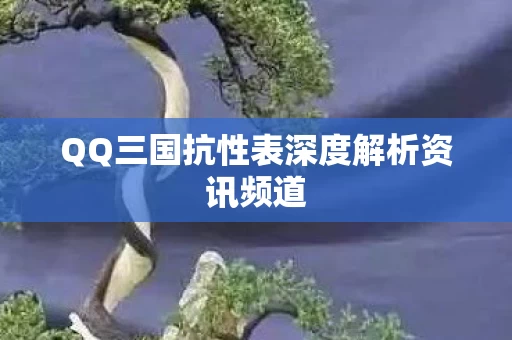 QQ三国抗性表深度解析资讯频道图片