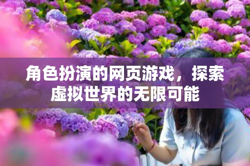 角色扮演的网页游戏，探索虚拟世界的无限可能