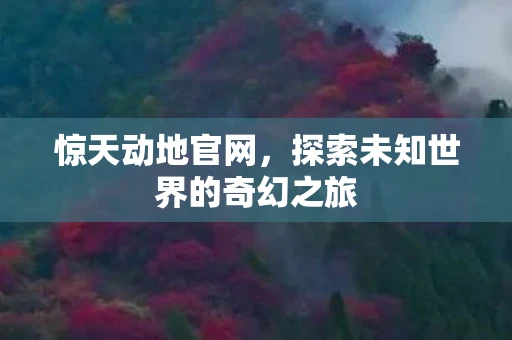 惊天动地官网，探索未知世界的奇幻之旅