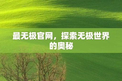 最无极官网，探索无极世界的奥秘