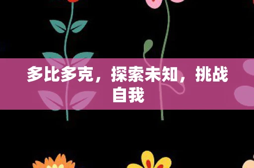 多比多克，探索未知，挑战自我