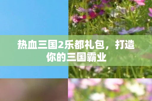 热血三国2乐都礼包，打造你的三国霸业