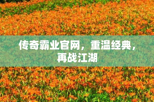 传奇霸业官网，重温经典，再战江湖