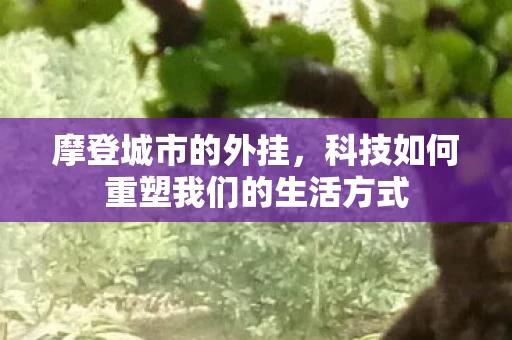 摩登城市的外挂，科技如何重塑我们的生活方式