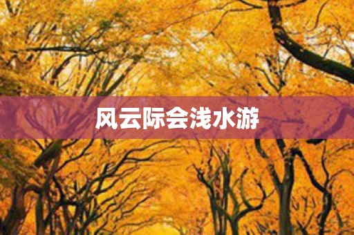 风云际会浅水游