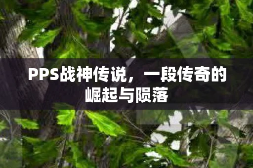 PPS战神传说，一段传奇的崛起与陨落