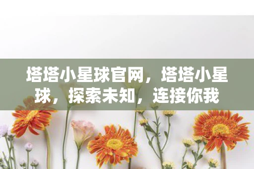 塔塔小星球官网，塔塔小星球，探索未知，连接你我