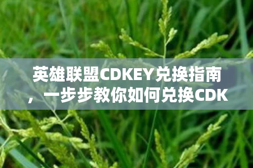 一步步教你如何兑换CDKEY图片