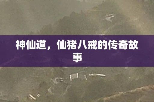 神仙道，仙猪八戒的传奇故事
