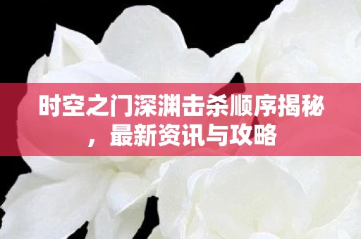 时空之门深渊击杀顺序揭秘图片