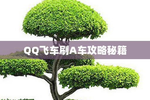 QQ飞车刷A车攻略秘籍图片