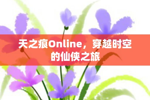 天之痕Online，穿越时空的仙侠之旅