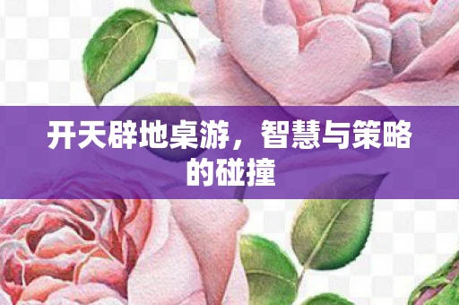 开天辟地桌游，智慧与策略的碰撞