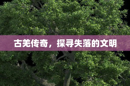 古羌传奇，探寻失落的文明