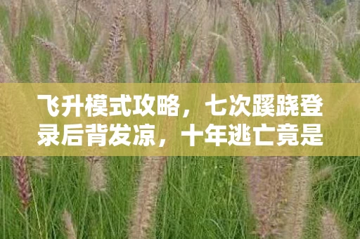 十年逃亡竟是场荒诞独角戏图片