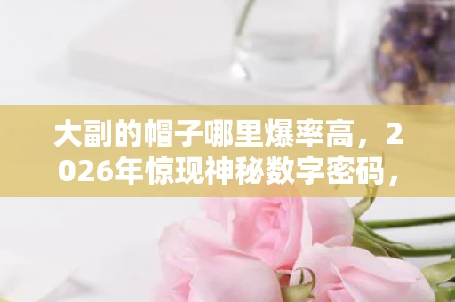 大副的帽子哪里爆率高,2026年惊现神秘数字密码,大副的帽子竟藏千年未解之谜? 大副的帽子哪里爆率高,2026年惊现神秘数字密码,大副的帽子竟藏千年未解之谜?