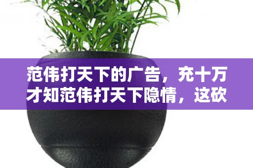 范伟打天下的广告,充十万才知范伟打天下隐情,这砍氪方案真让人吓一跳! 范伟打天下的广告,充十万才知范伟打天下隐情,这砍氪方案真让人吓一跳!
