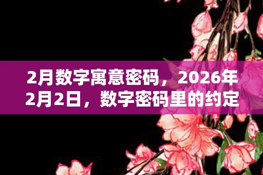 2月数字寓意密码,2026年2月2日,数字密码里的约定,那些年陪你的人,如今鼻子一酸 2月数字寓意密码,2026年2月2日,数字密码里的约定,那些年陪你的人,如今鼻子一酸