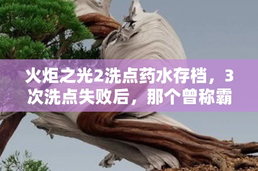 火炬之光2洗点药水存档,3次洗点失败后,那个曾称霸全服的药水猎人为何突然退游? 火炬之光2洗点药水存档,3次洗点失败后,那个曾称霸全服的药水猎人为何突然退游?
