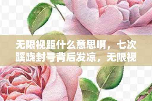 无限视距什么意思啊,七次蹊跷封号背后发凉,无限视距竟是策划的终极算计? 无限视距什么意思啊,七次蹊跷封号背后发凉,无限视距竟是策划的终极算计?