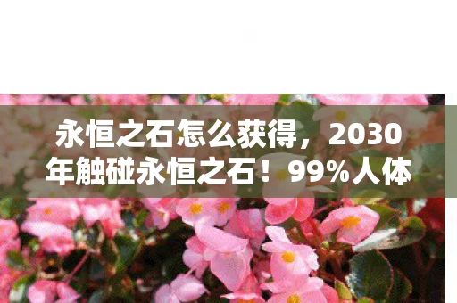 永恒之石怎么获得，2030年触碰永恒之石！99%人体验后灵魂震颤，真相竟是……