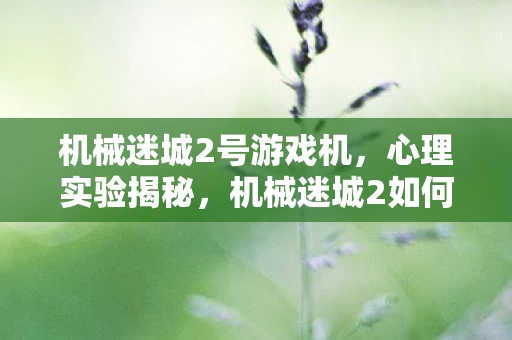 机械迷城2号游戏机,心理实验揭秘,机械迷城2如何用沉迷陷阱打造细思极恐的多巴胺牢笼 机械迷城2号游戏机,心理实验揭秘,机械迷城2如何用沉迷陷阱打造细思极恐的多巴胺牢笼