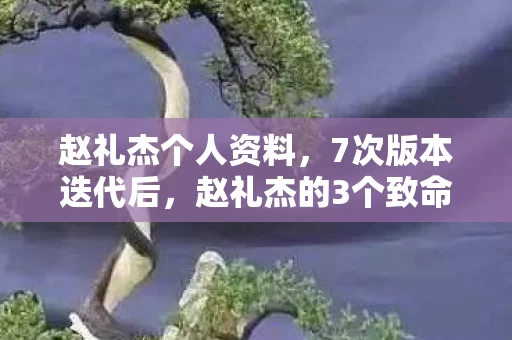 赵礼杰个人资料,7次版本迭代后,赵礼杰的3个致命秘密让百万玩家集体破防! 赵礼杰个人资料,7次版本迭代后,赵礼杰的3个致命秘密让百万玩家集体破防!