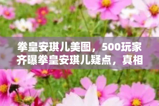 拳皇安琪儿美图，500玩家齐曝拳皇安琪儿疑点，真相揭晓时众人绷不住了！