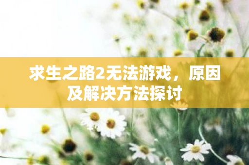 求生之路2无法游戏图片