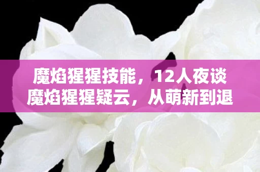 魔焰猩猩技能,12人夜谈魔焰猩猩疑云,从萌新到退坑佬,这秘密真绷不住了! 魔焰猩猩技能,12人夜谈魔焰猩猩疑云,从萌新到退坑佬,这秘密真绷不住了!