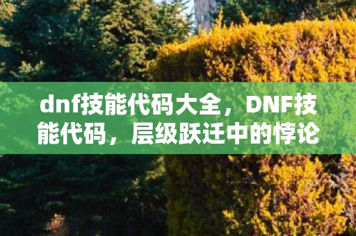 dnf技能代码大全,DNF技能代码,层级跃迁中的悖论,灵魂震颤于自由与宿命的夹缝 dnf技能代码大全,DNF技能代码,层级跃迁中的悖论,灵魂震颤于自由与宿命的夹缝