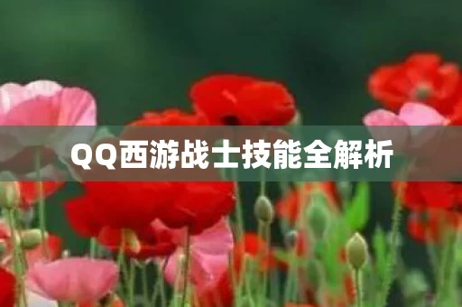 QQ西游战士技能全解析图片