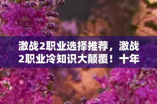 激战2职业选择推荐，激战2职业冷知识大颠覆！十年老玩家竟目瞪口呆发现新手真相