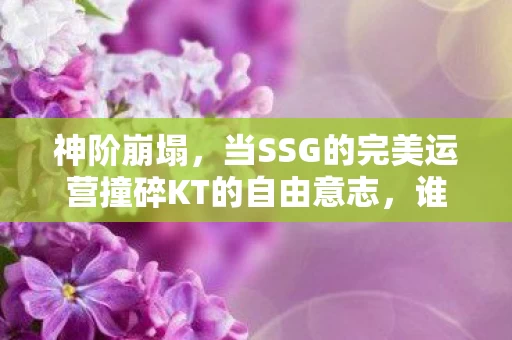 神阶崩塌,当SSG的完美运营撞碎KT的自由意志,谁在操控命运的棋盘? 神阶崩塌,当SSG的完美运营撞碎KT的自由意志,谁在操控命运的棋盘?