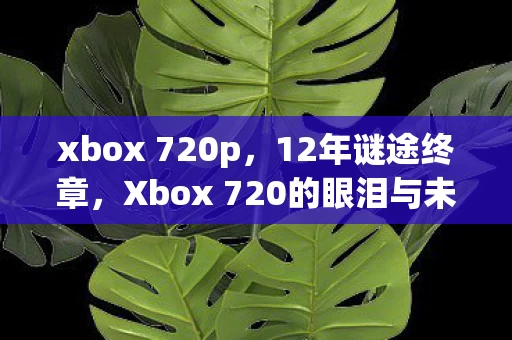 xbox 720p,12年谜途终章,Xbox 720的眼泪与未竟之约 xbox 720p,12年谜途终章,Xbox 720的眼泪与未竟之约