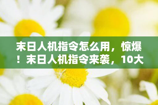 末日人机指令怎么用,惊爆!末日人机指令来袭,10大震撼体验让我冷汗直冒! 末日人机指令怎么用,惊爆!末日人机指令来袭,10大震撼体验让我冷汗直冒!