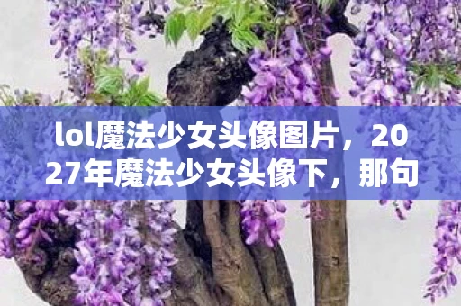 lol魔法少女头像图片,2027年魔法少女头像下,那句等你成了我鼻子一酸的伏笔 lol魔法少女头像图片,2027年魔法少女头像下,那句等你成了我鼻子一酸的伏笔