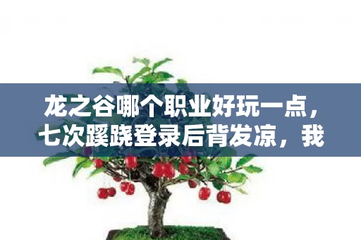 龙之谷哪个职业好玩一点图片