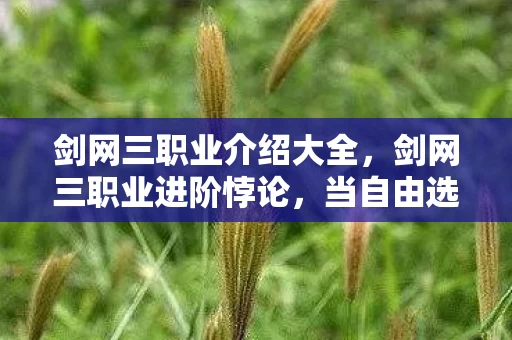 当自由选择成为命运枷锁图片